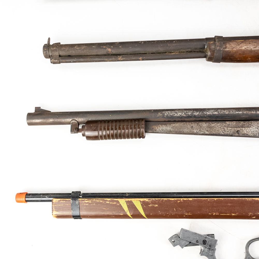 Lot Vintage Toy Rifles, Cap Guns and BB Guns