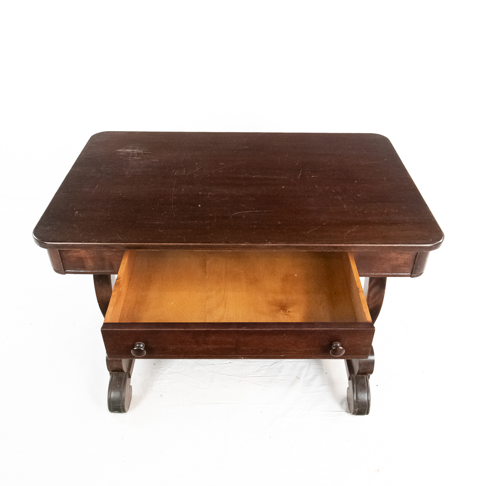 Traditional Wood Library or Writing Desk