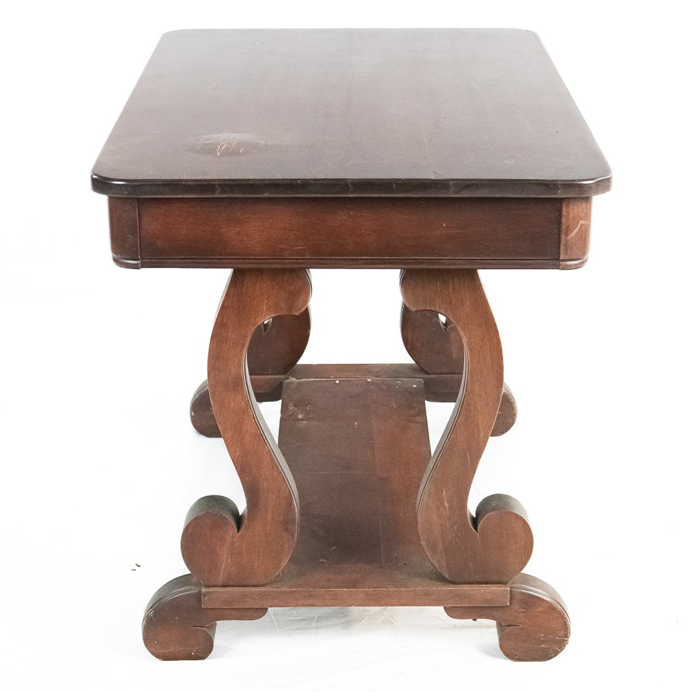 Traditional Wood Library or Writing Desk