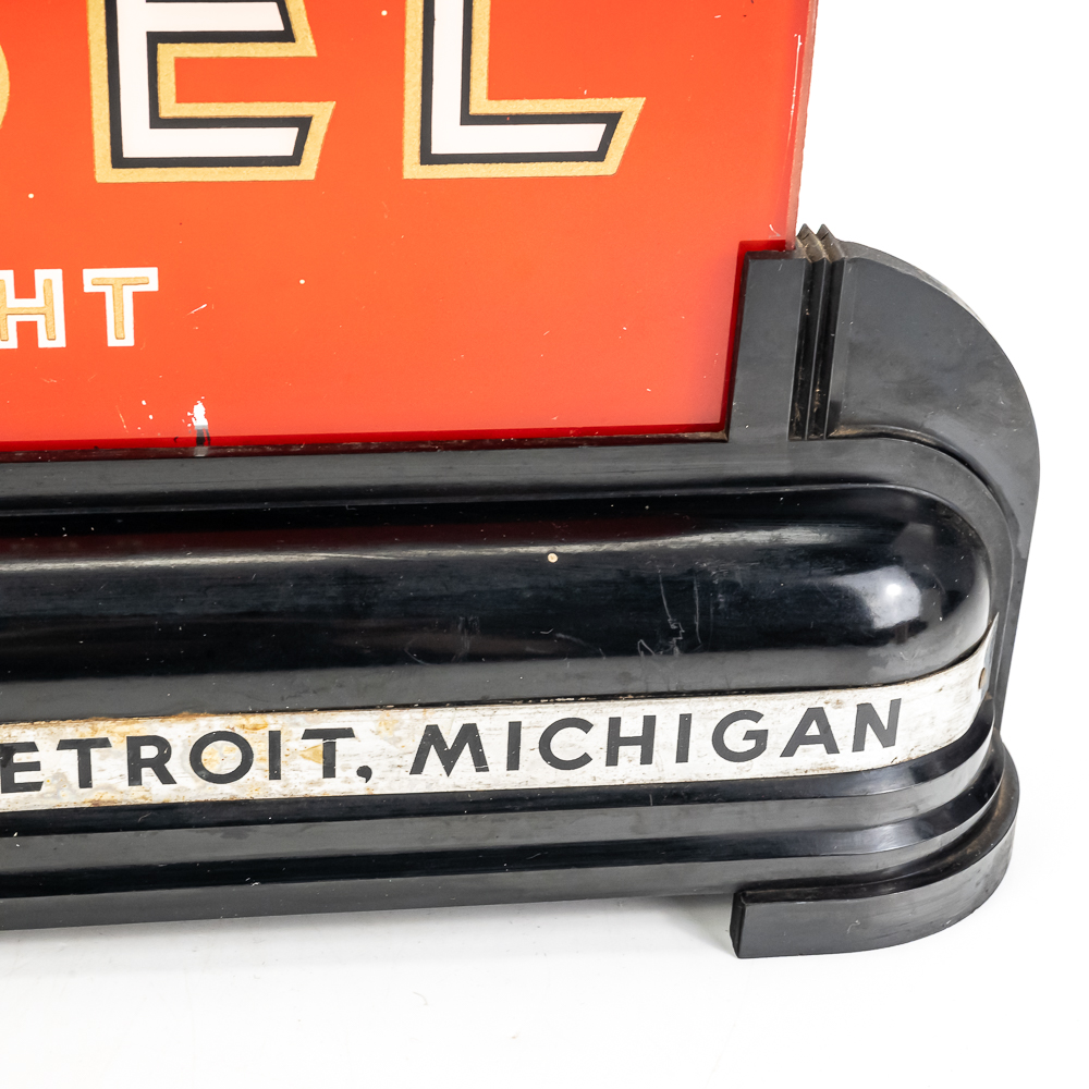 Vintage Goebel Beer "On Draught" Beer Sign
