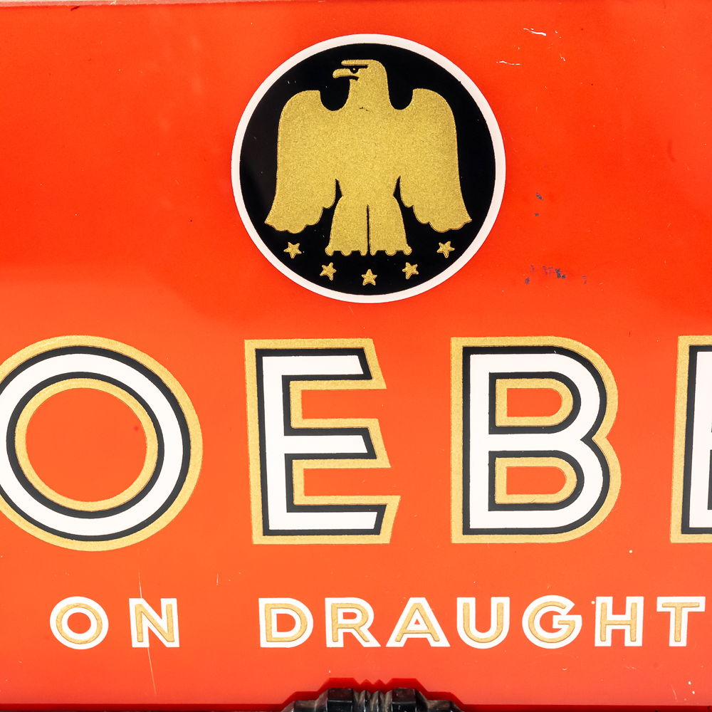 Vintage Goebel Beer "On Draught" Beer Sign