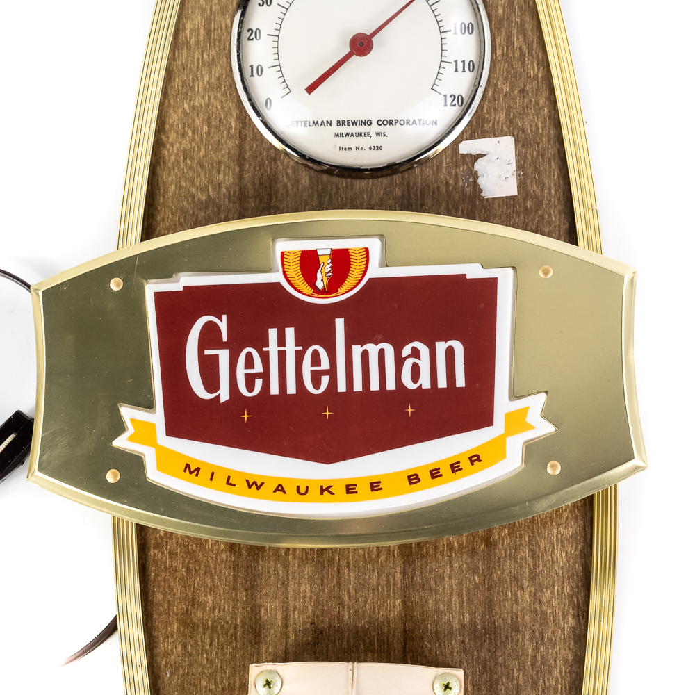 Vintage Gettelman Brewing Co Wall Sign