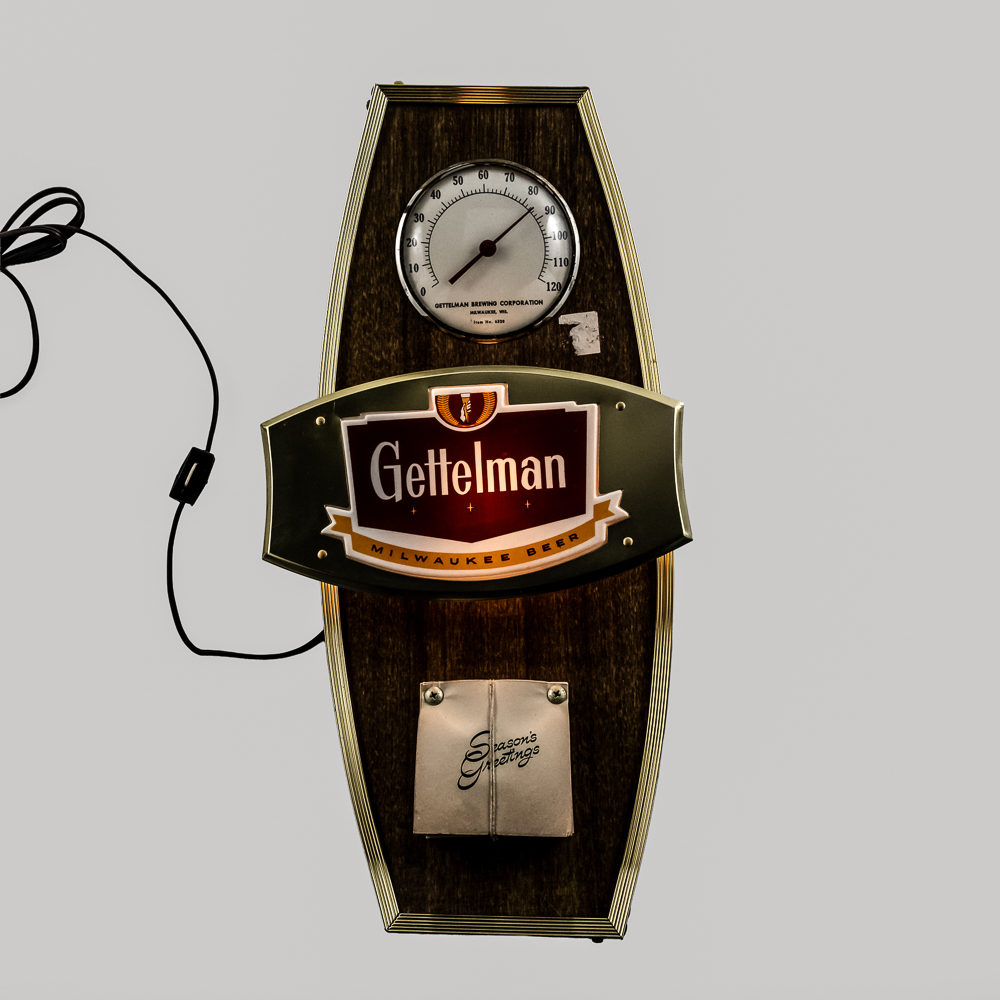 Vintage Gettelman Brewing Co Wall Sign