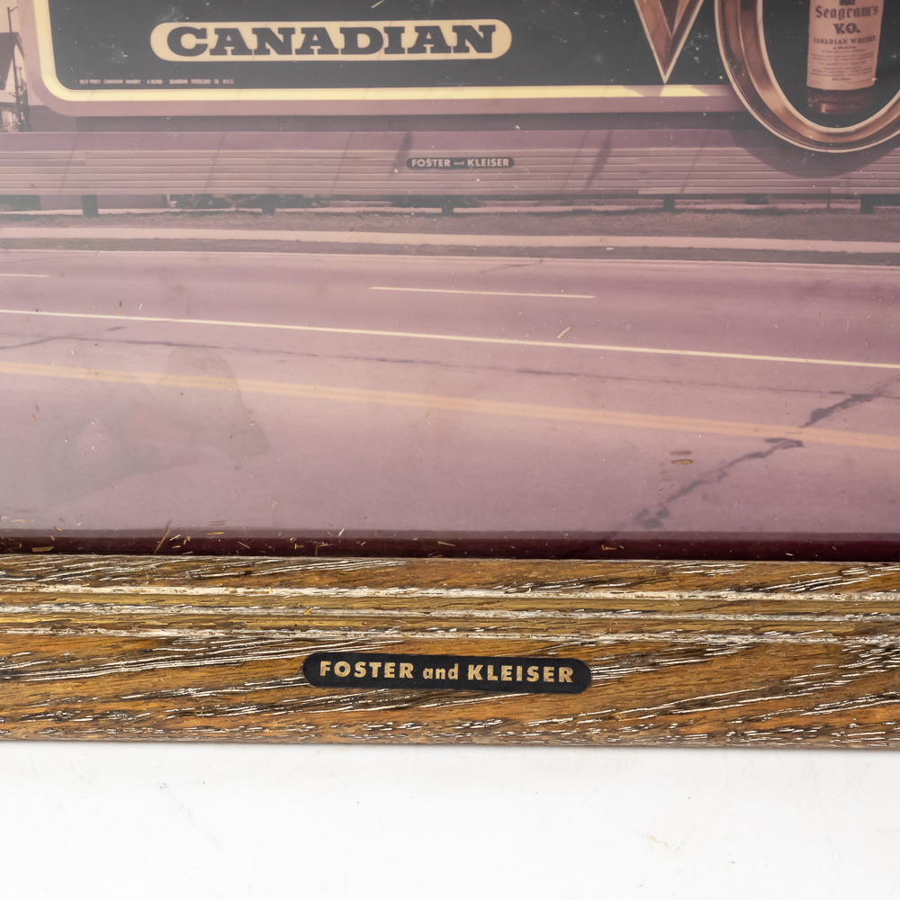 Vintage Seagram's V.O. Canadian Whisky Light Up