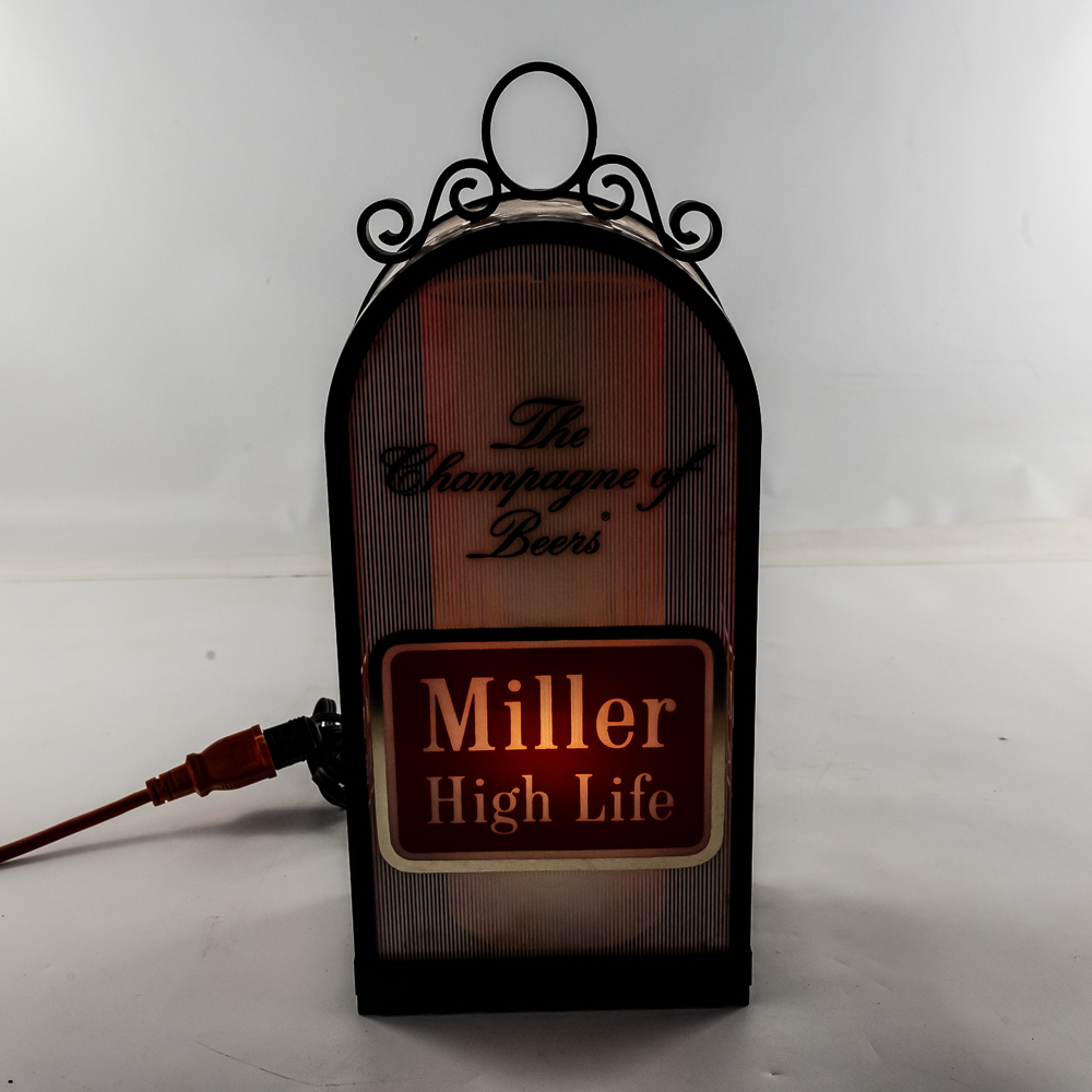 Vintage Miller High Life Lighted Bar Sign
