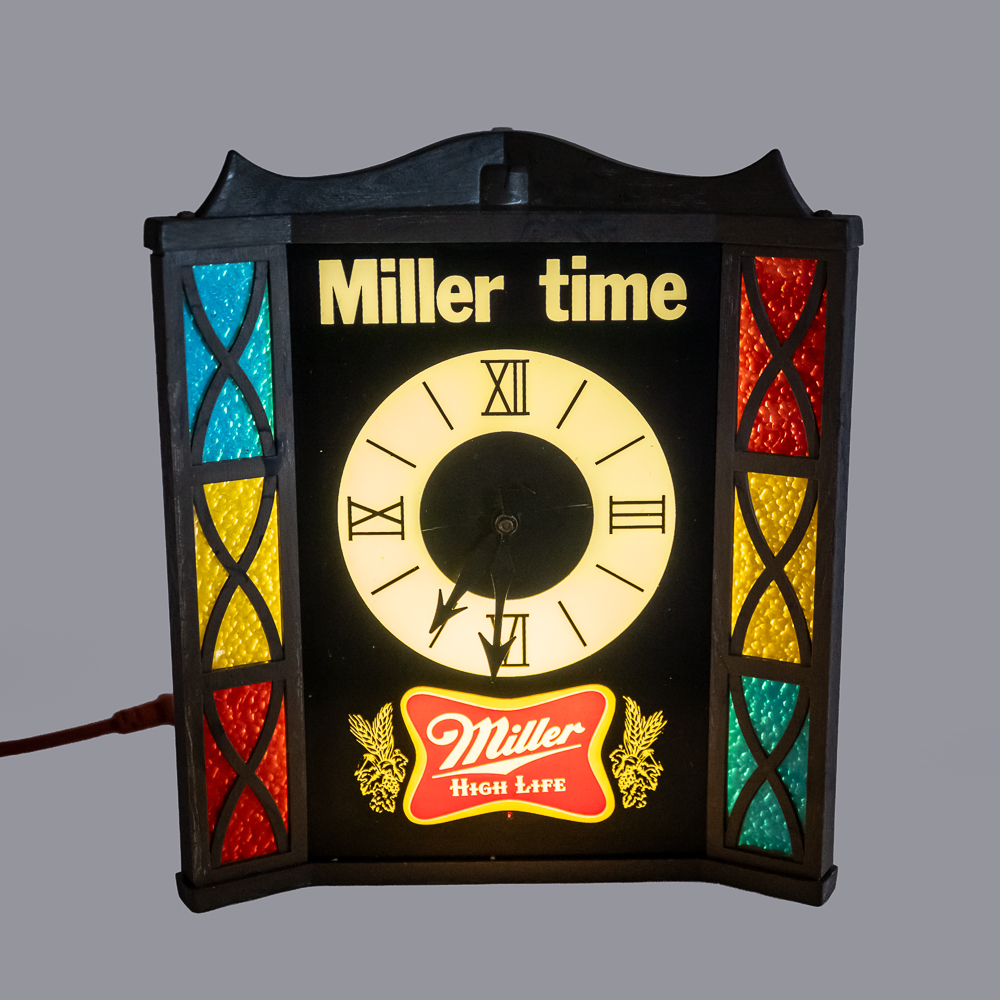 Vintage Miller High Life Lighted Clock