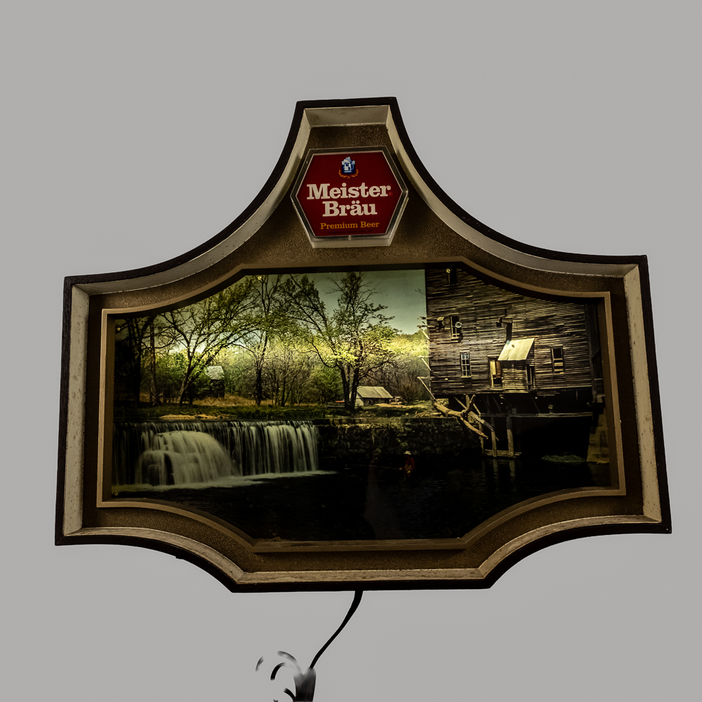 Vintage Meister Brau Beer Lighted Advertising Sign