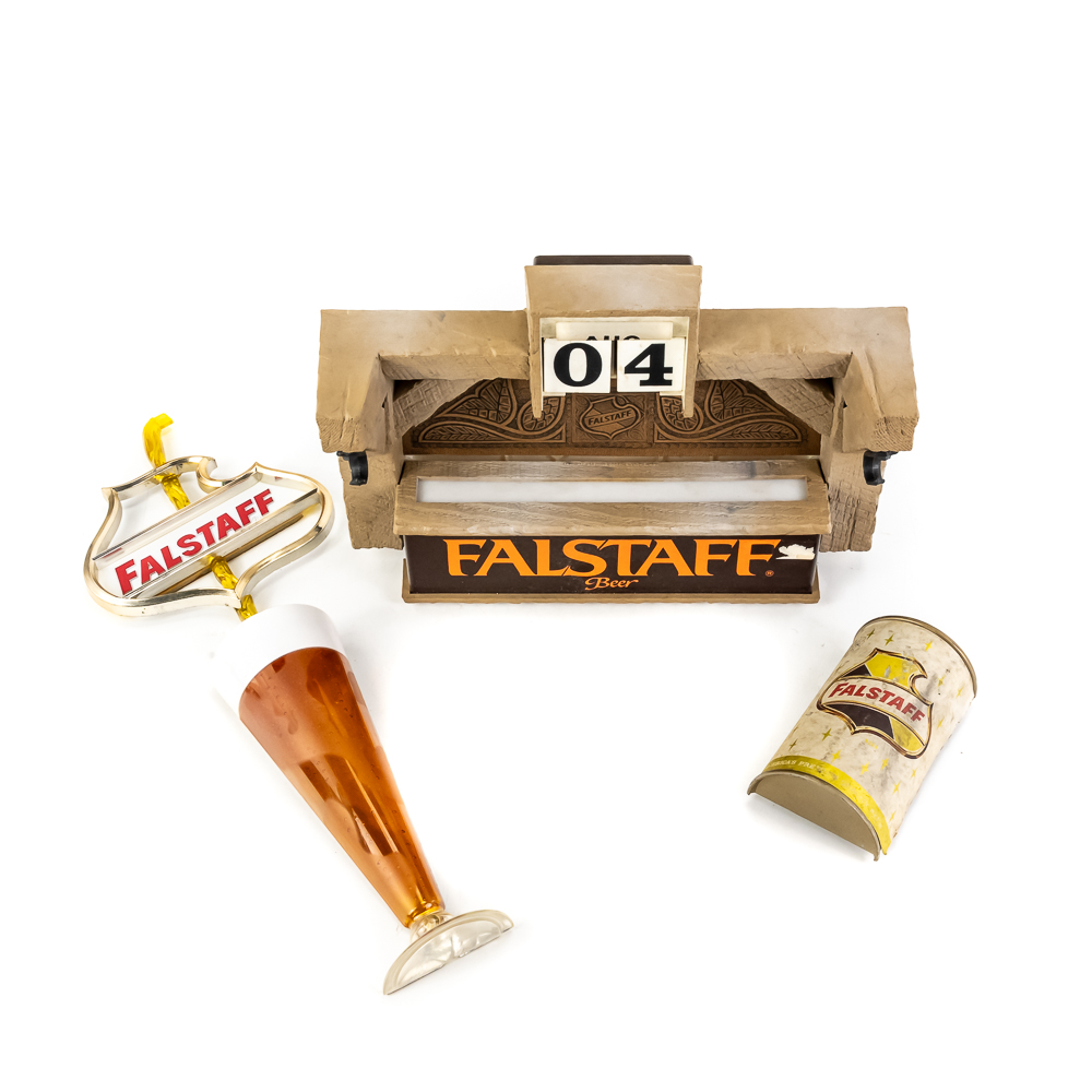 (3) Vintage Falstaff Beer Signs