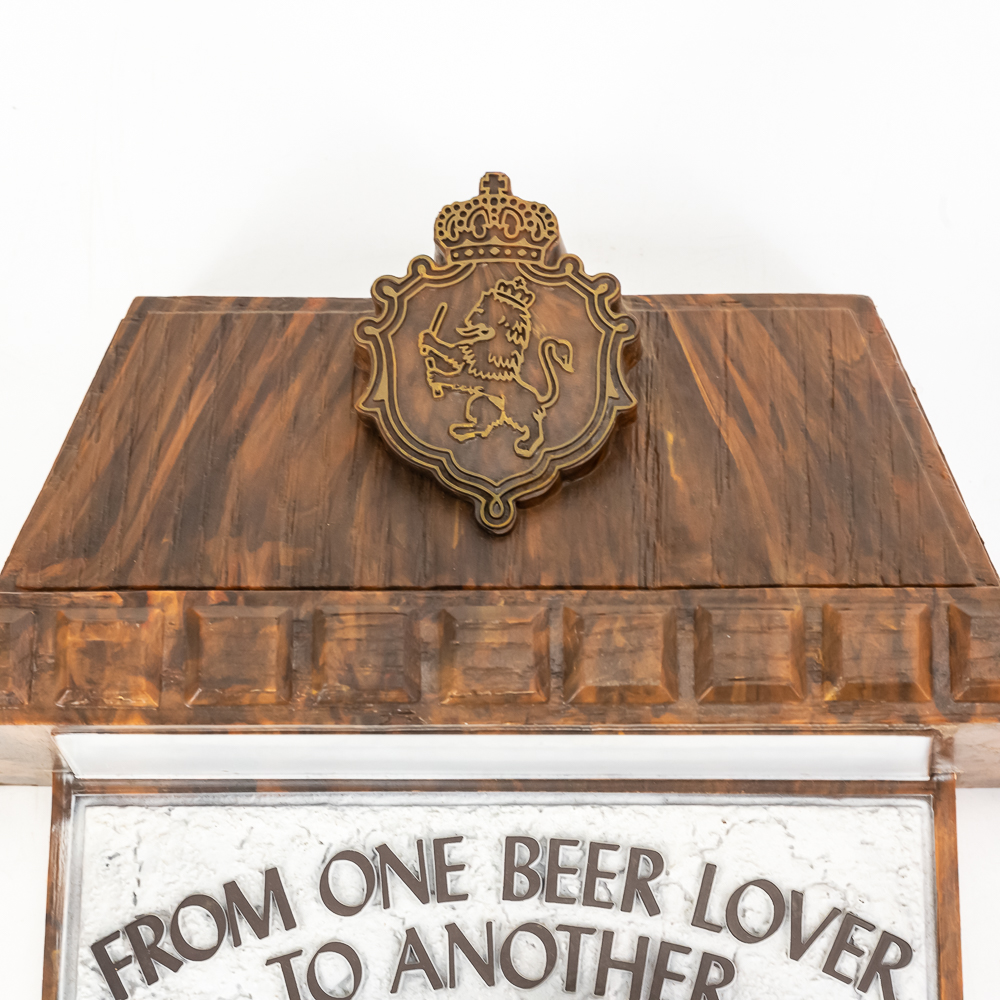 Vintage Stroh's Beer Wall Sconce