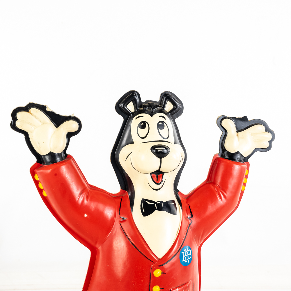 Vintage Hamm's Beer Juggling Bear Display Sign