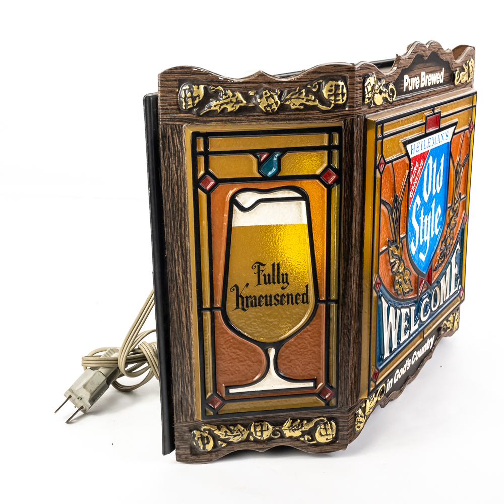 Vintage Heileman's Old Style Beer Lighted Sign