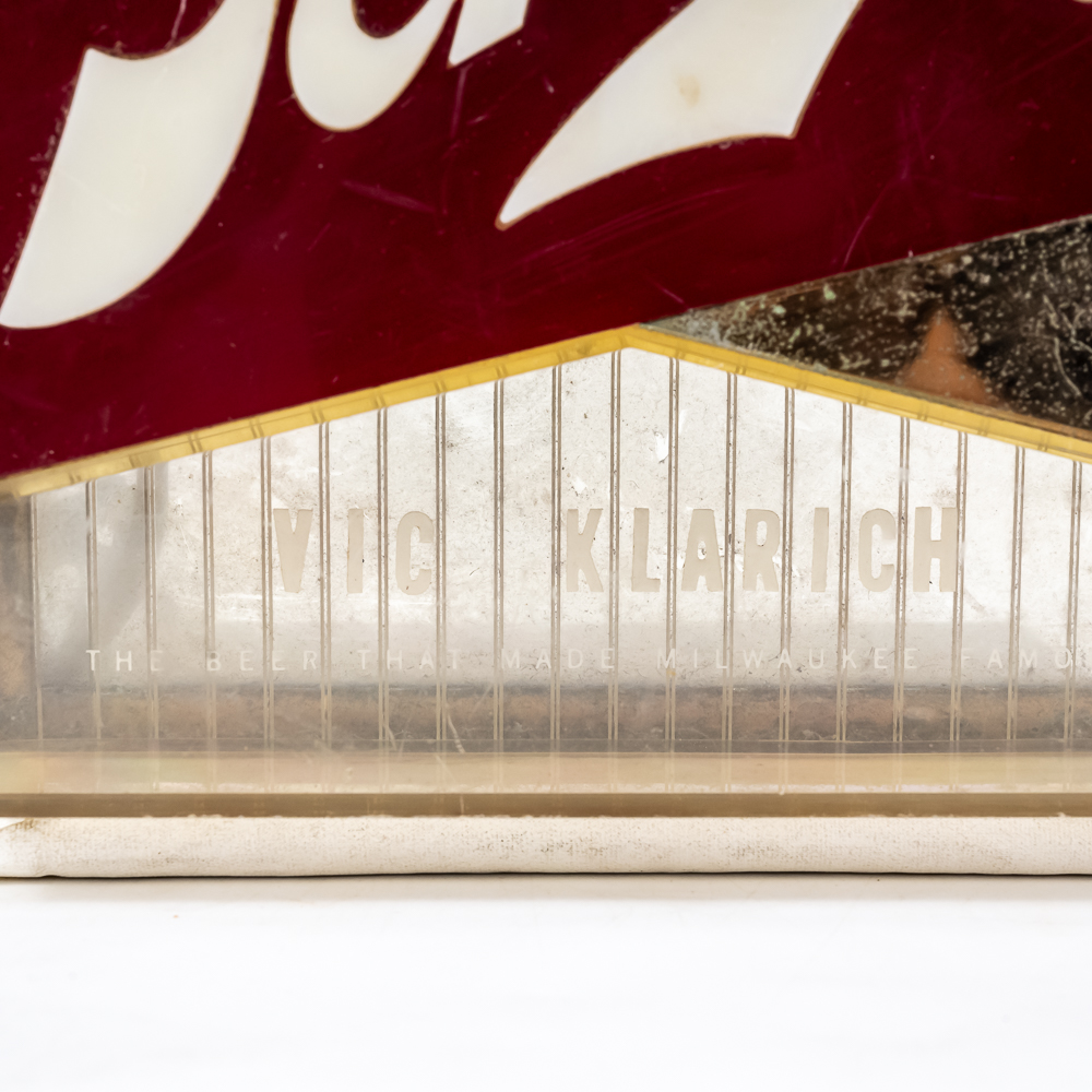 Vintage Schlitz Beer Lighted Clock Sign