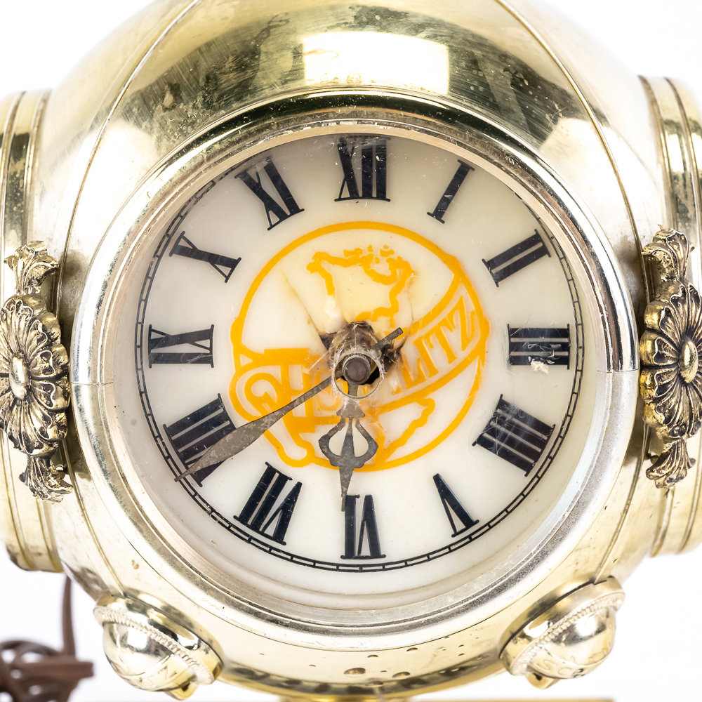 Vintage Schlitz Beer Carriage Topper Lighted Clock