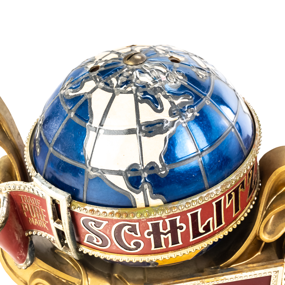 Vintage Schlitz Beer Lighted Motion Clock Sign