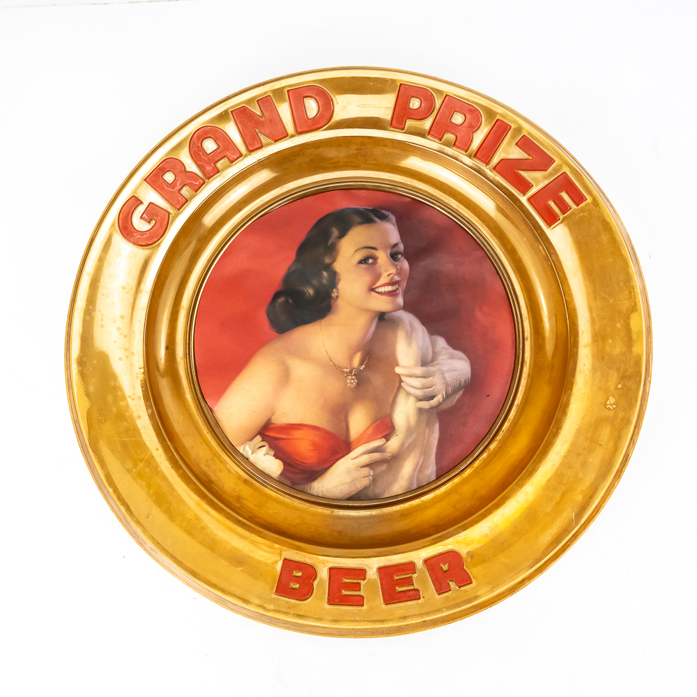 Vintage Grand Prize Beer, Old Stagg Signs