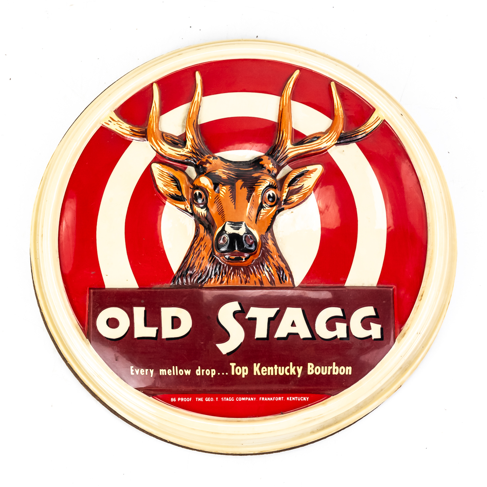 Vintage Grand Prize Beer, Old Stagg Signs
