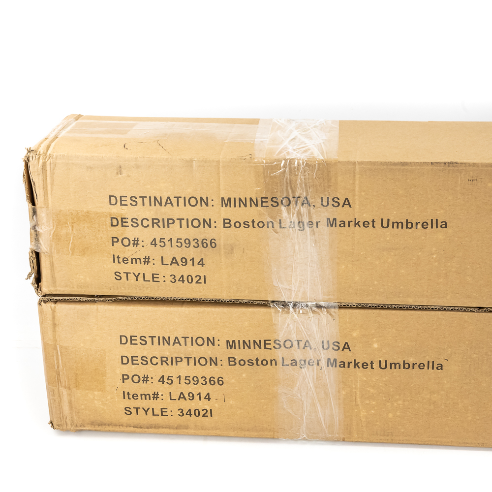 (2) Factory-Sealed Boston Harbor Market Umbrellas
