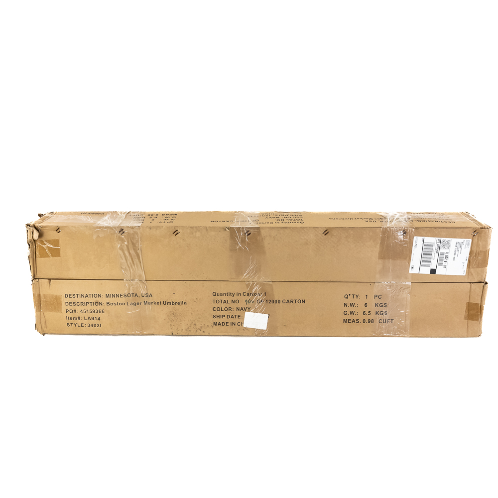 (2) Factory-Sealed Boston Harbor Market Umbrellas