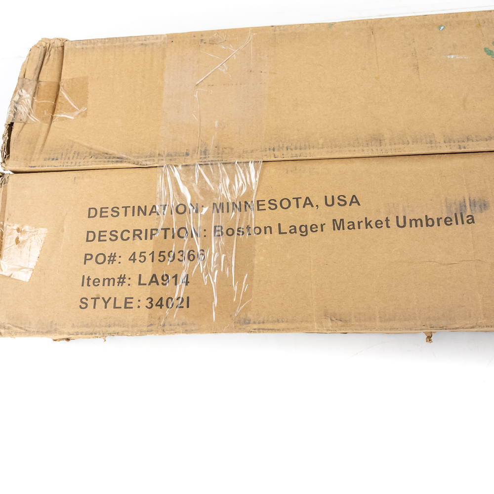 (2) Factory-Sealed Boston Harbor Market Umbrellas