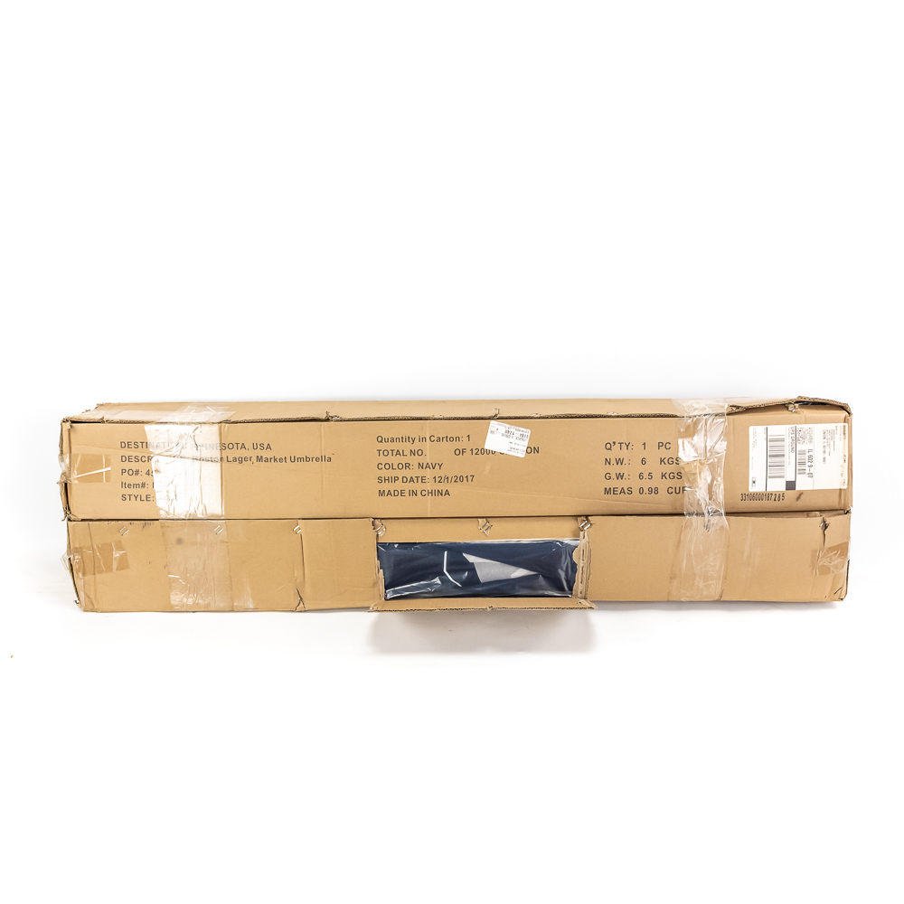 (2) Factory-Sealed Boston Harbor Market Umbrellas