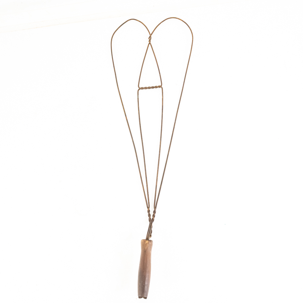 (3) Vintage Primitive Wire Rug Beaters