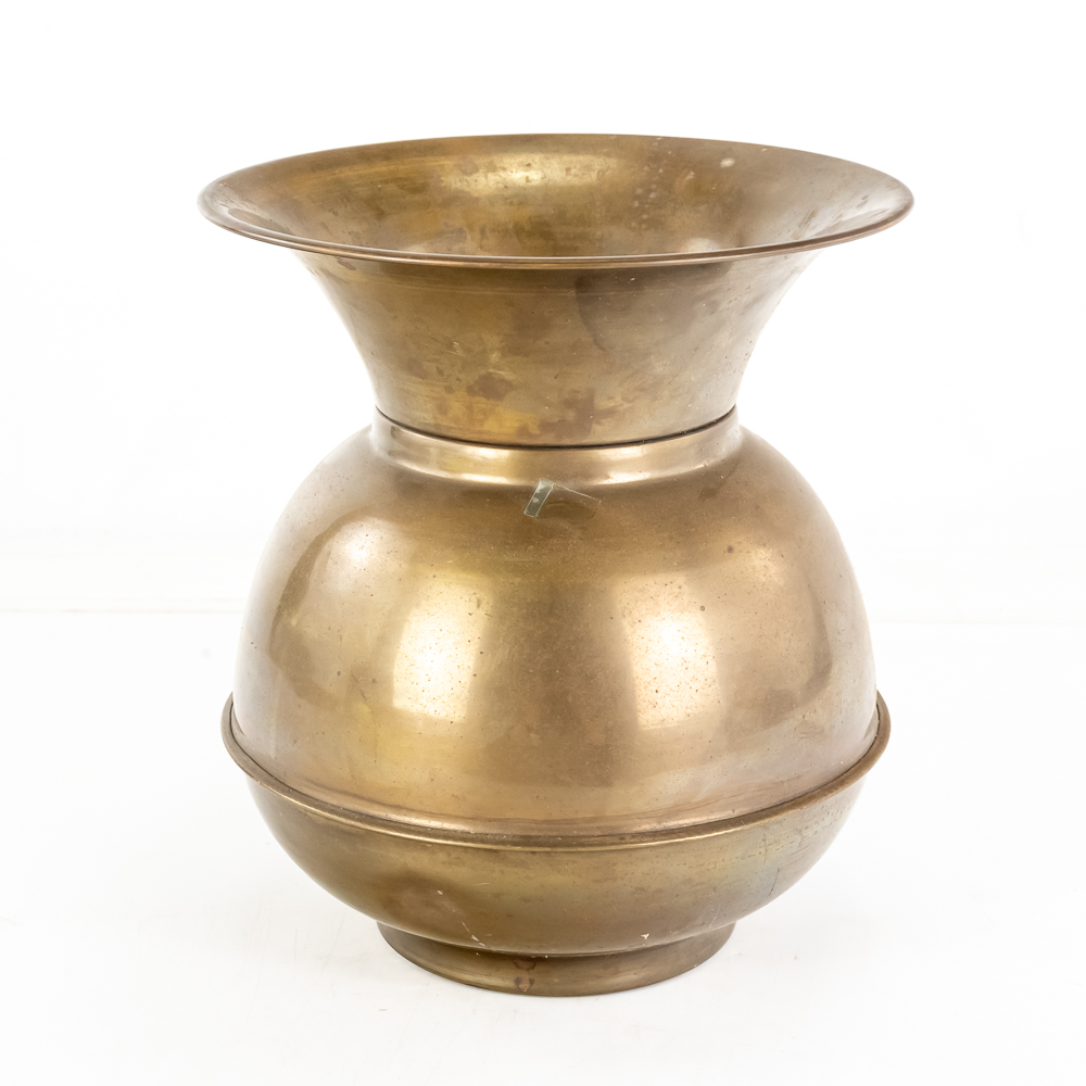Vintage U.S. Military Brass Spittoon