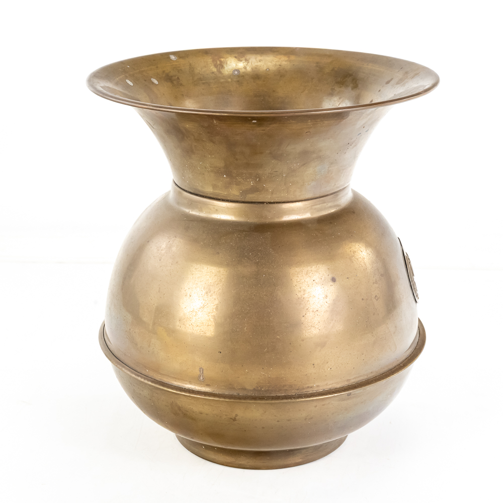 Vintage U.S. Military Brass Spittoon