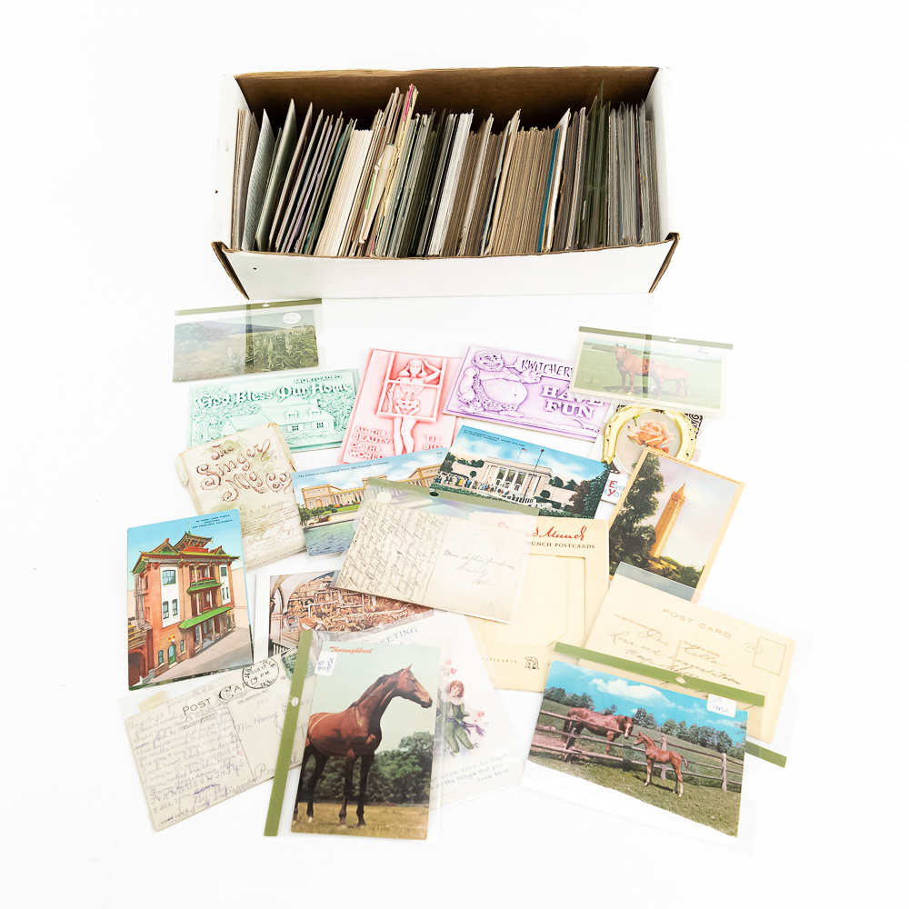 Large Vintage Postcard Assortment