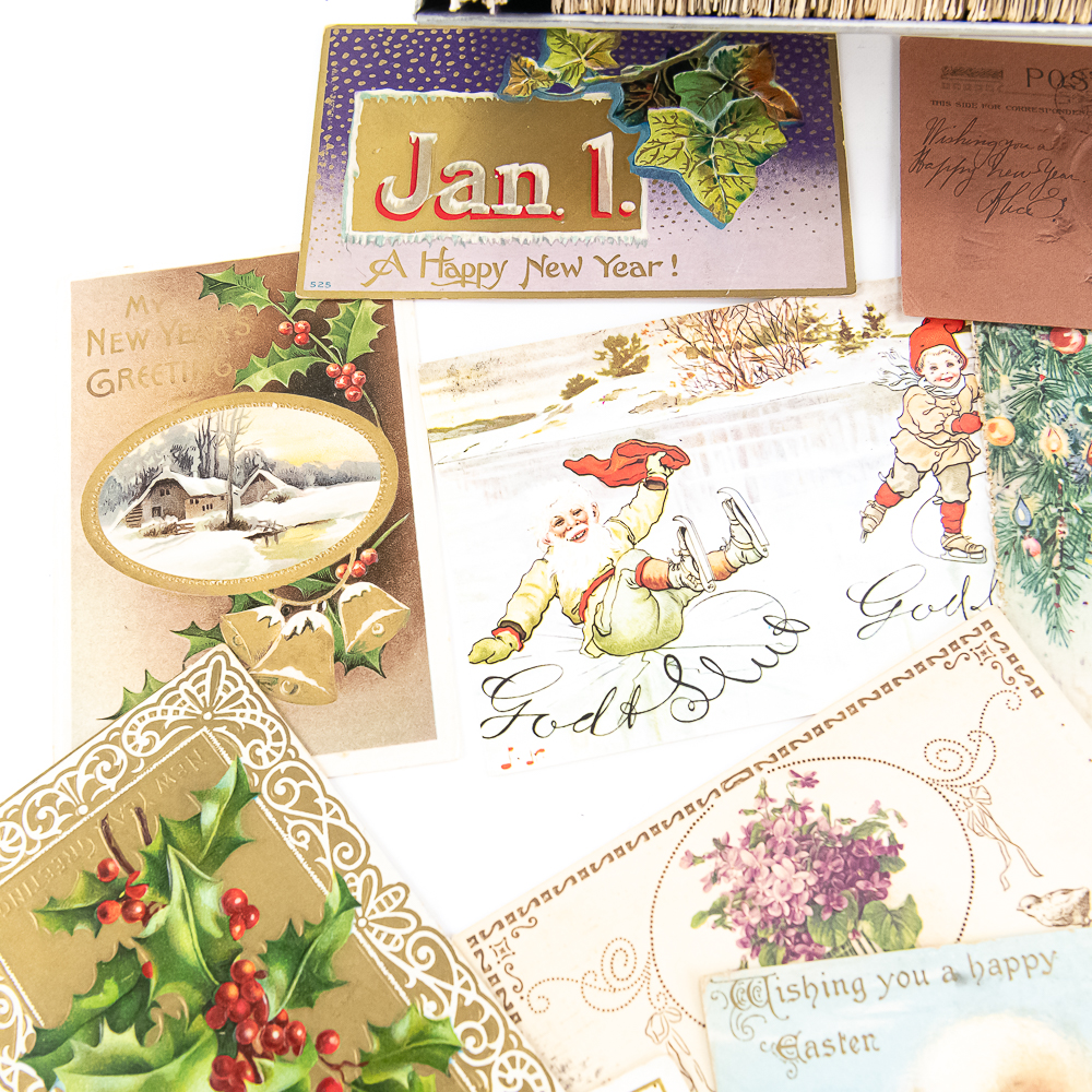 Collection of (300-500) Assorted Vintage Postcards