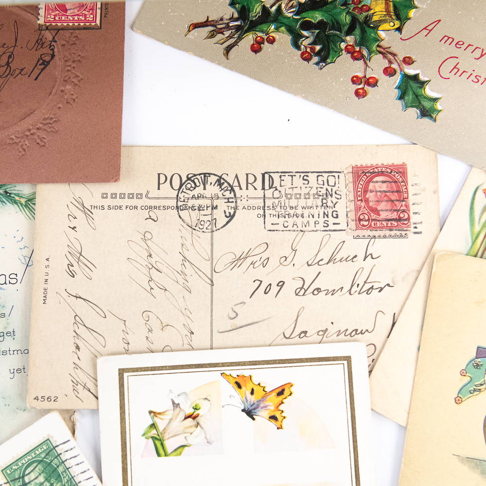 Collection of (300-500) Assorted Vintage Postcards