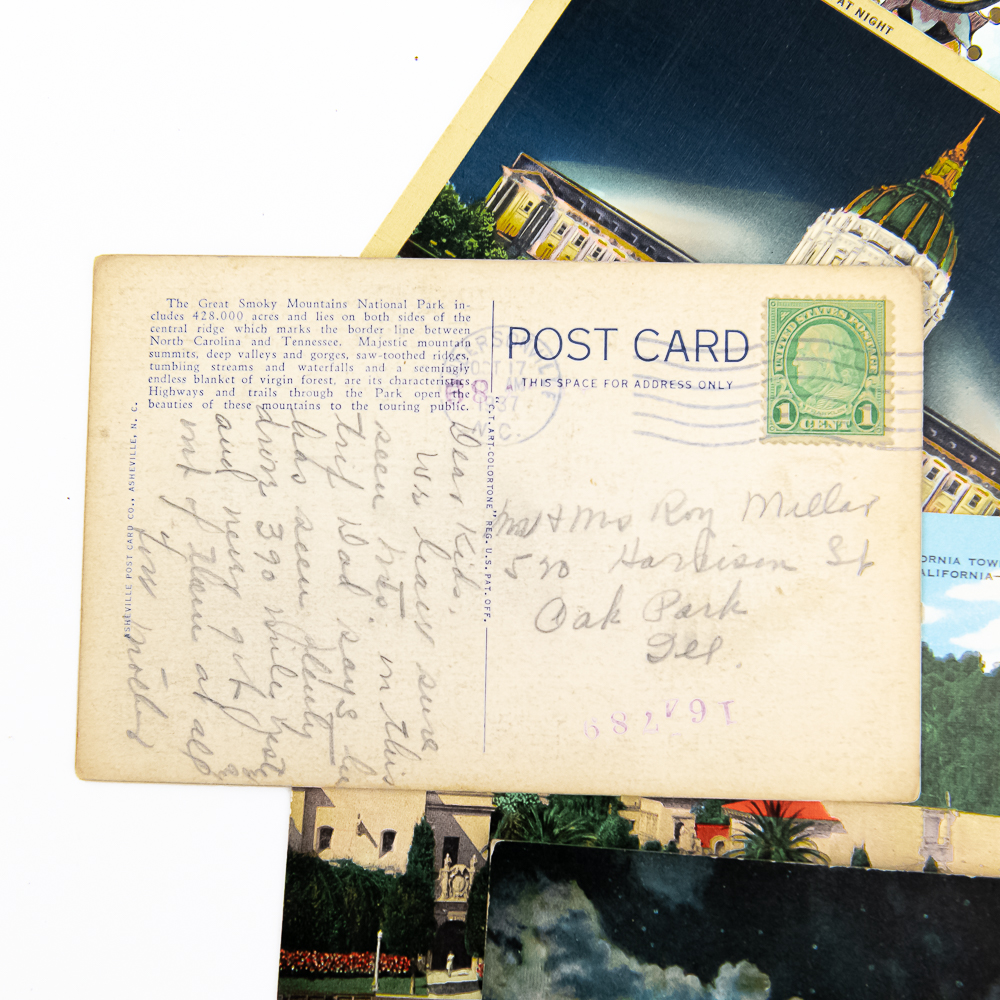 Large Collection of (300-500) Vintage Postcards