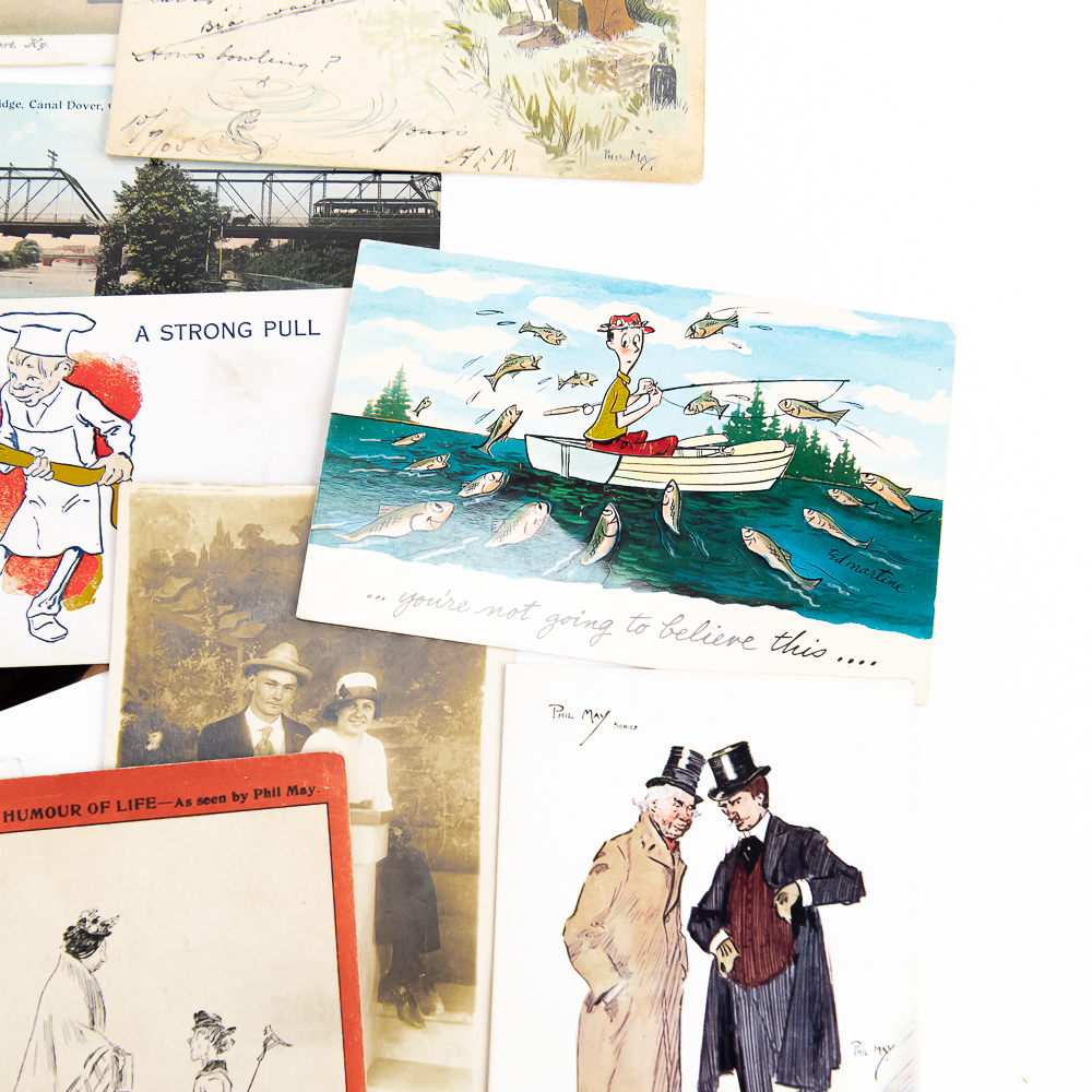 Large Collection of (300-500) Vintage Postcards