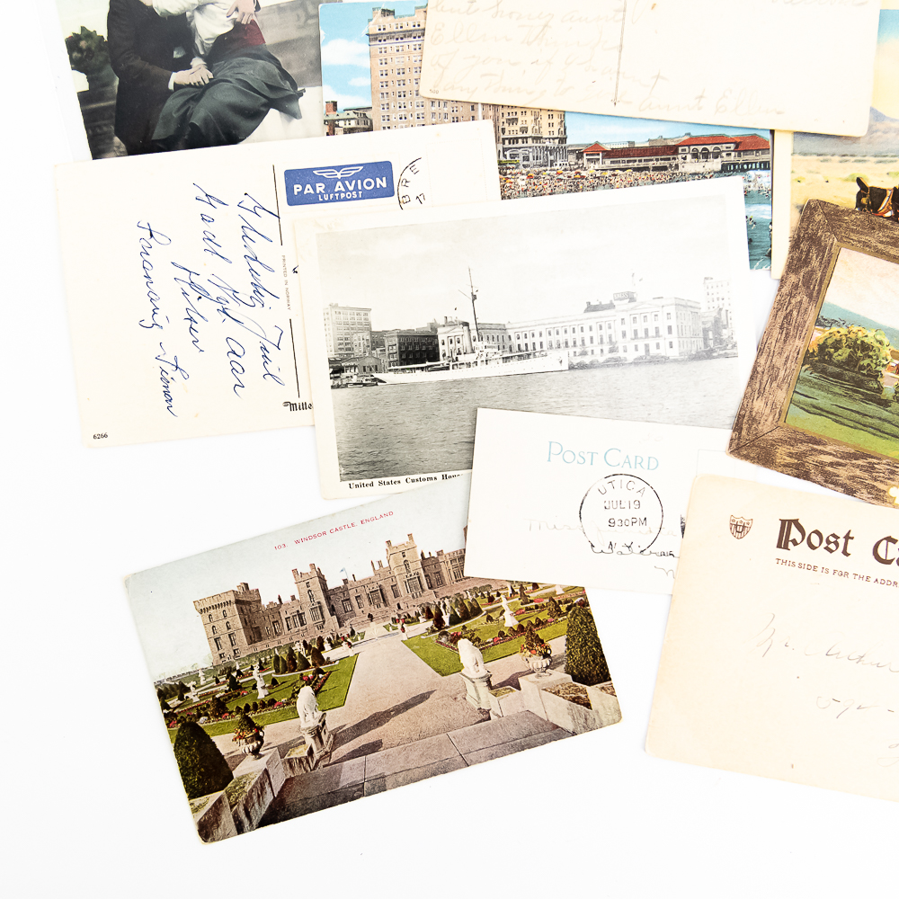 Large Collection of (300-500) Vintage Postcards