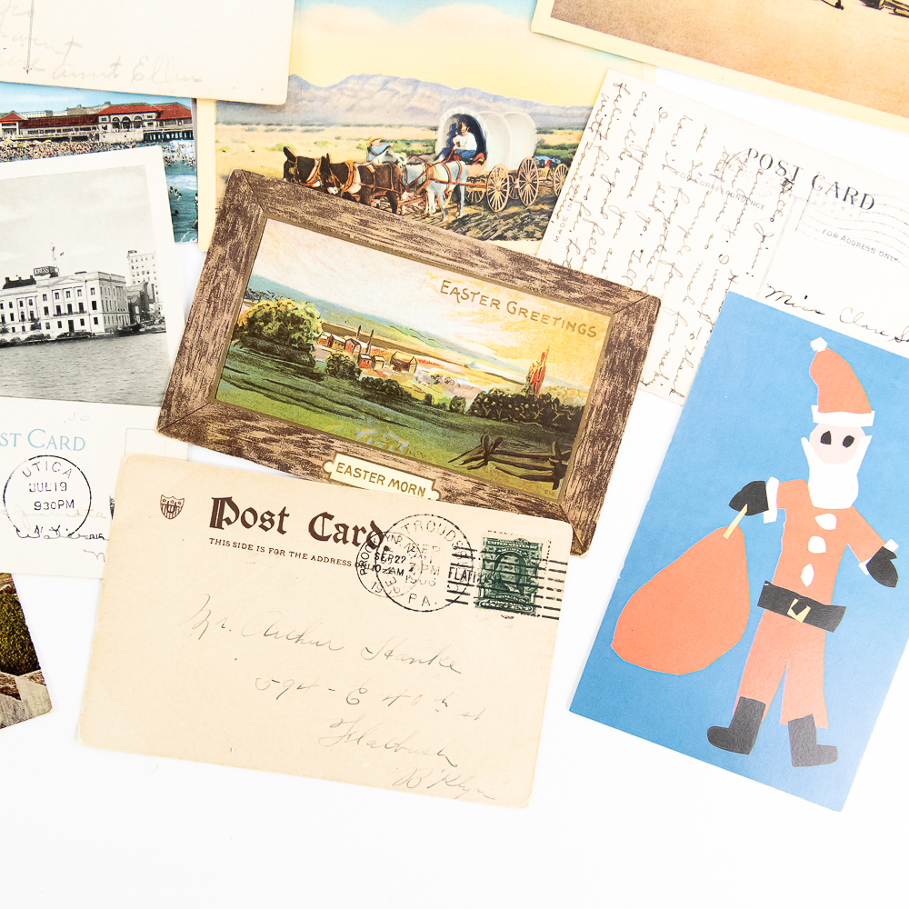 Large Collection of (300-500) Vintage Postcards