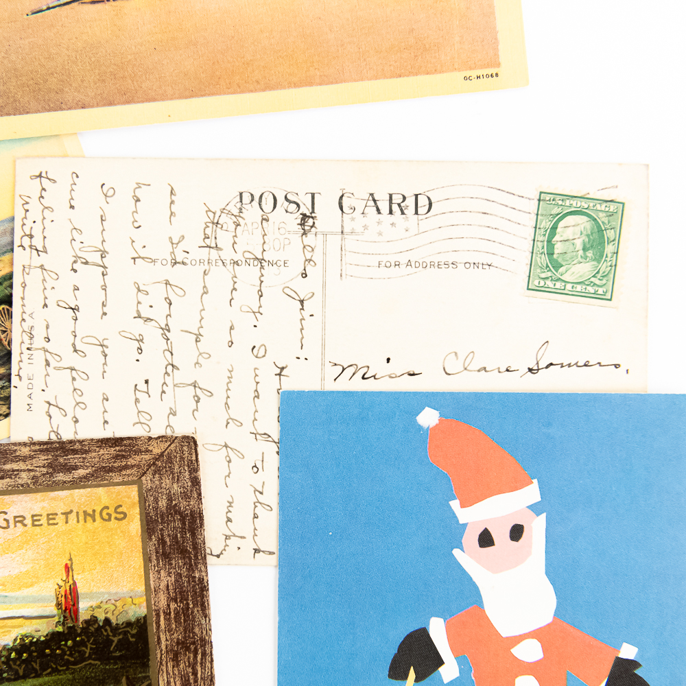 Large Collection of (300-500) Vintage Postcards