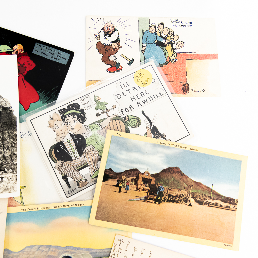 Large Collection of (300-500) Vintage Postcards