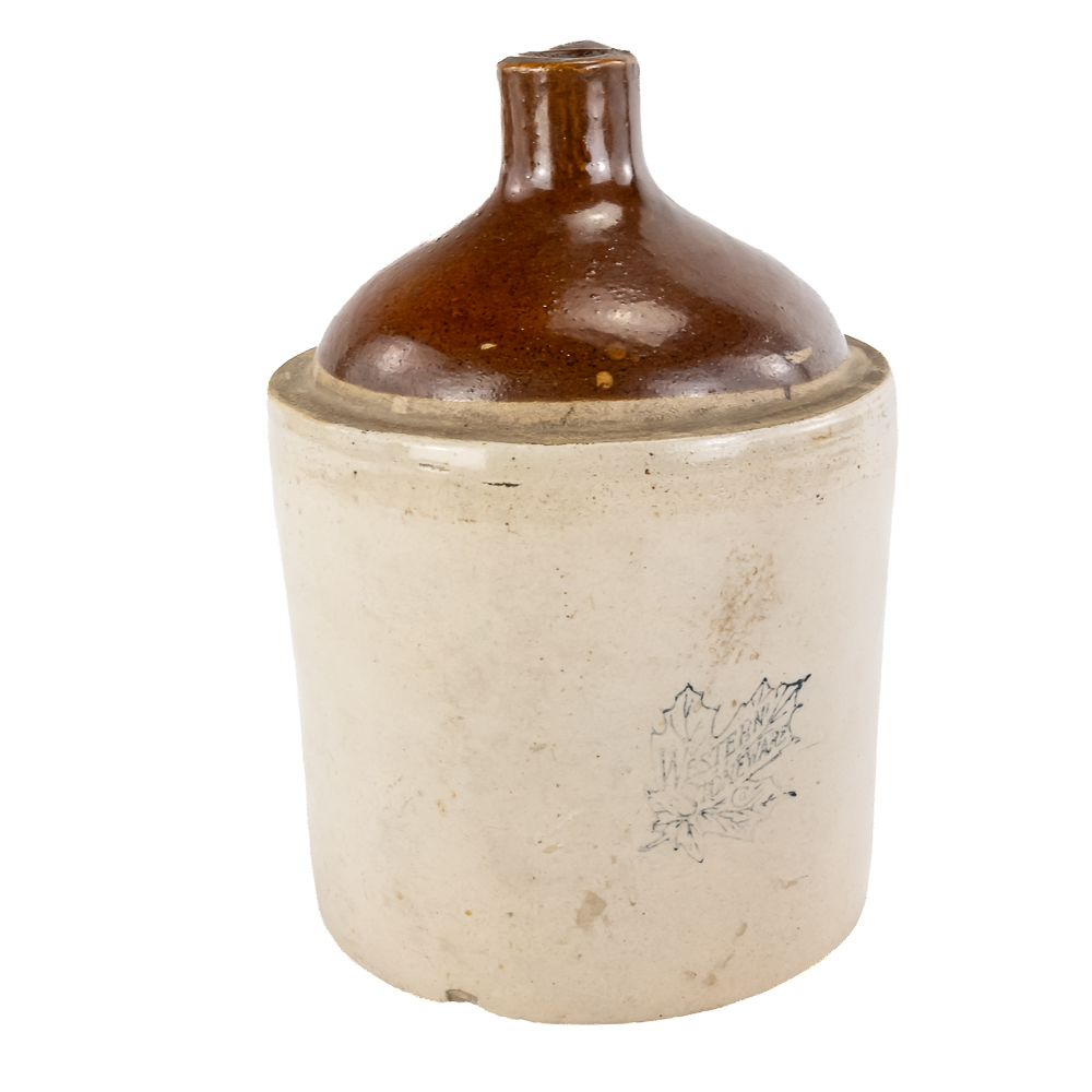(2) Western 1-Gallon Stoneware Jugs
