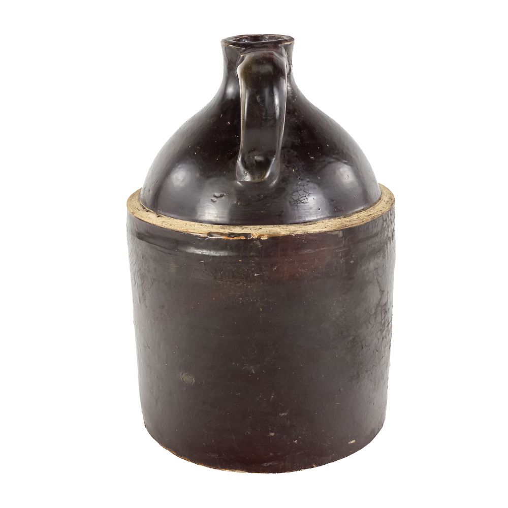 (2) Antique 1-Gallon Stoneware Jugs
