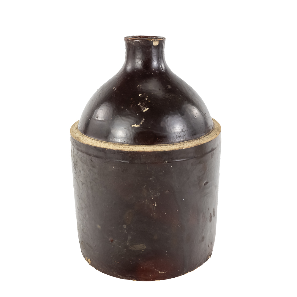 (2) Antique 1-Gallon Stoneware Jugs