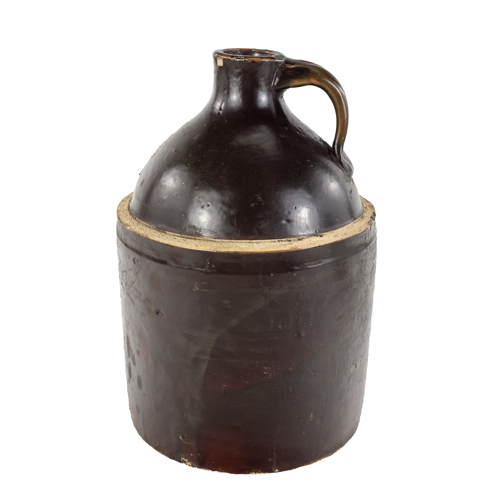 (2) Antique 1-Gallon Stoneware Jugs