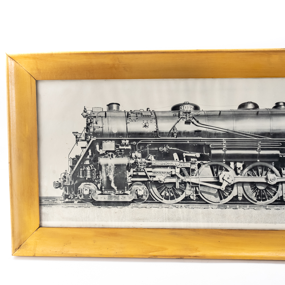 VintagePanoramic Technical Locomotive Art Print