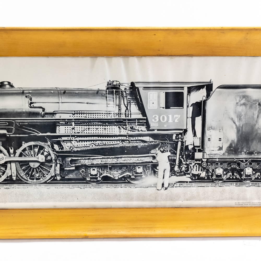 VintagePanoramic Technical Locomotive Art Print