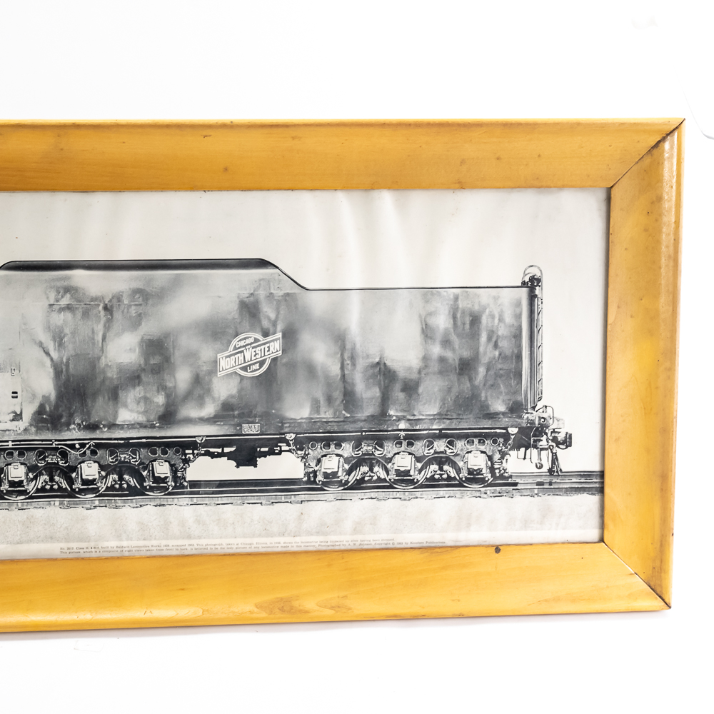 VintagePanoramic Technical Locomotive Art Print