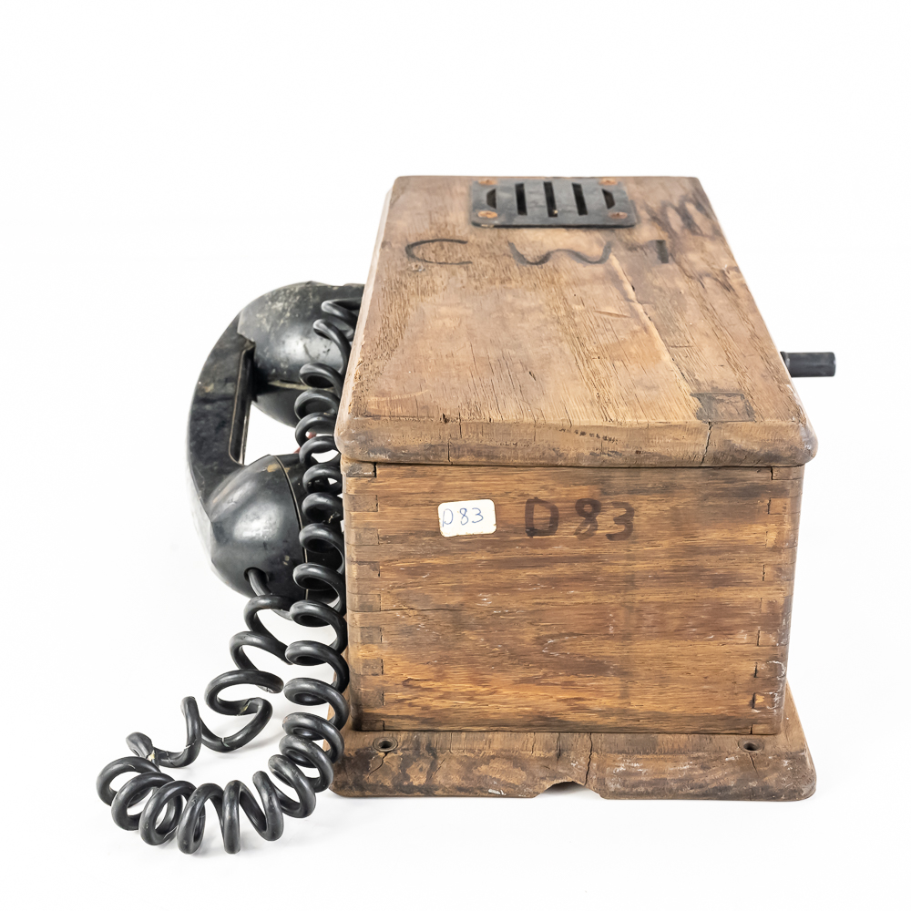 Vintage Railroad Wayside Magneto Telephone
