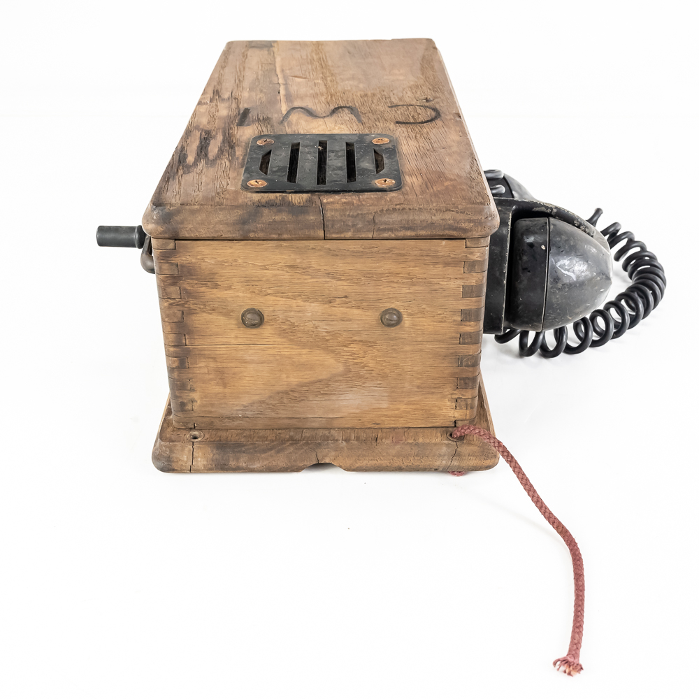 Vintage Railroad Wayside Magneto Telephone