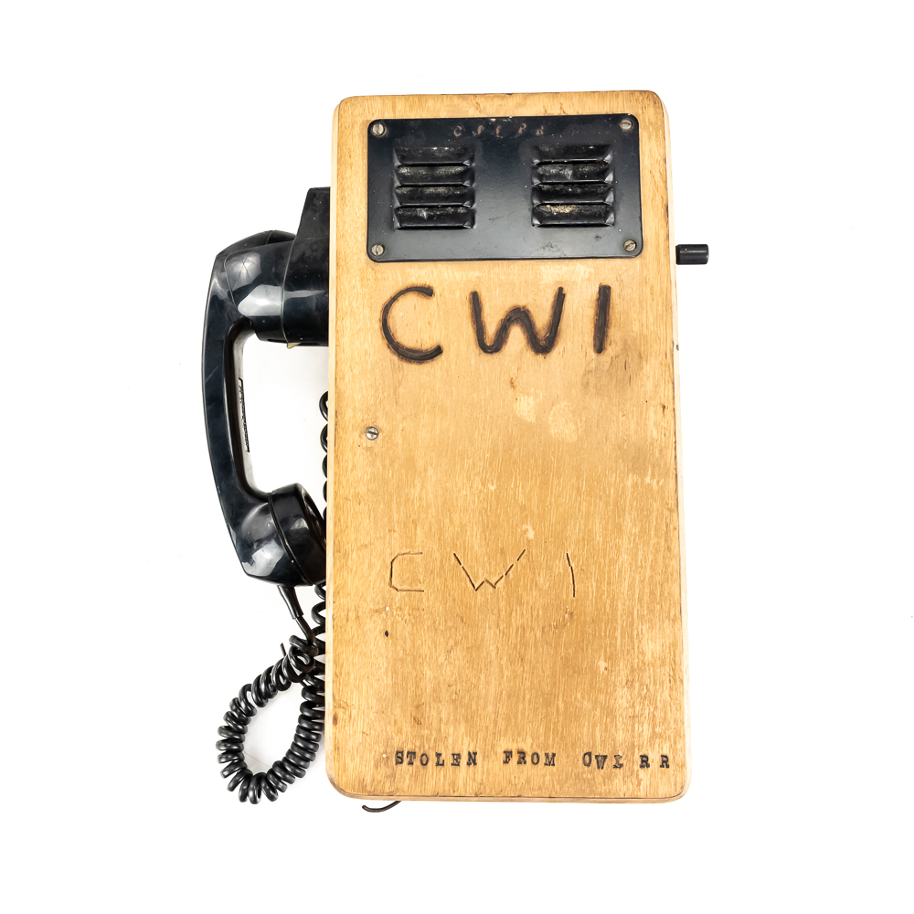 Vintage Railroad Wayside Magneto Telephone
