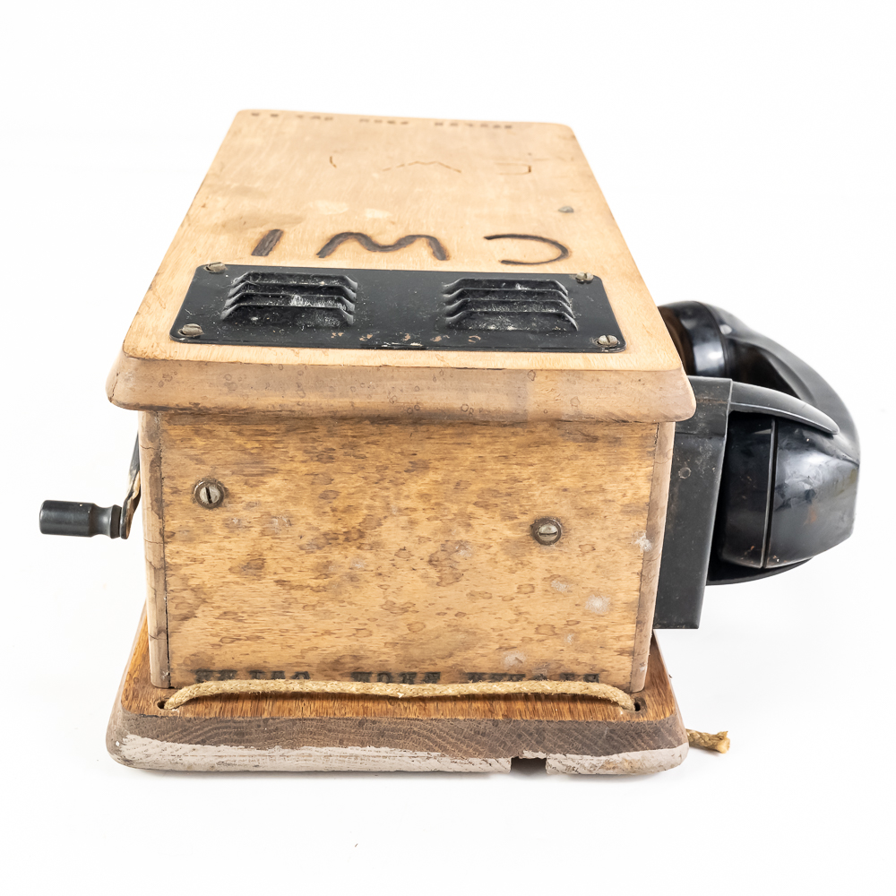 Vintage Railroad Wayside Magneto Telephone