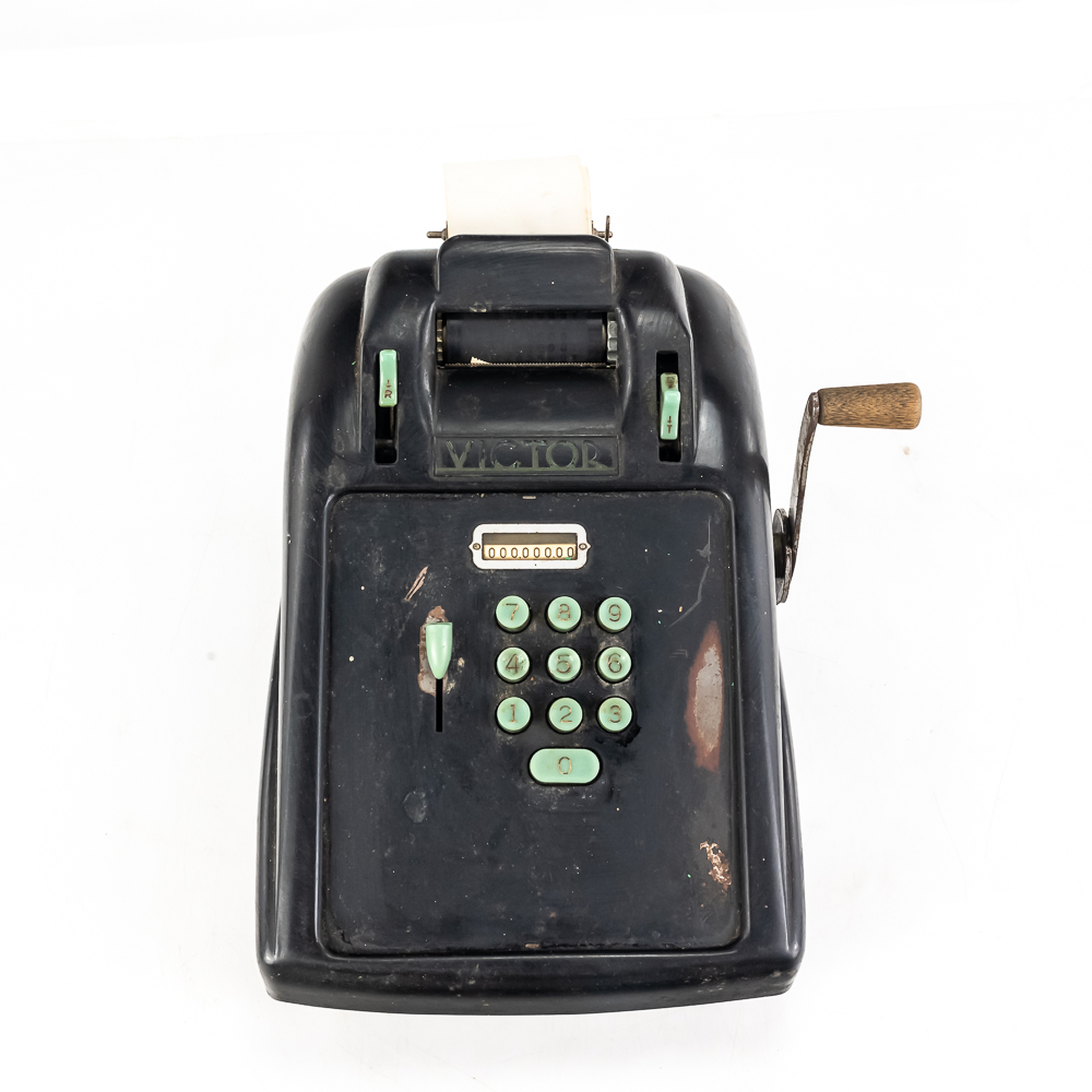 Vintage Victor 10-Key Adding Machine