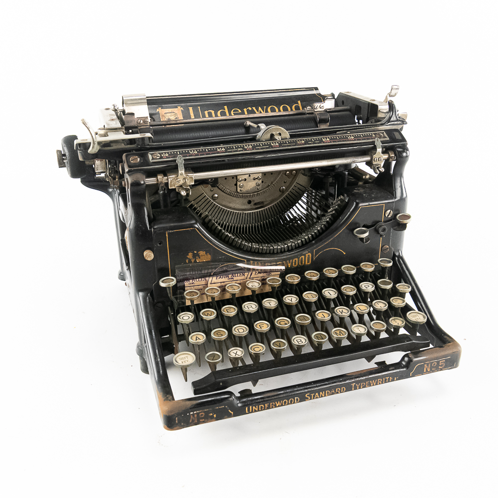 Underwood No. 5 Standard Desktop Typewriter
