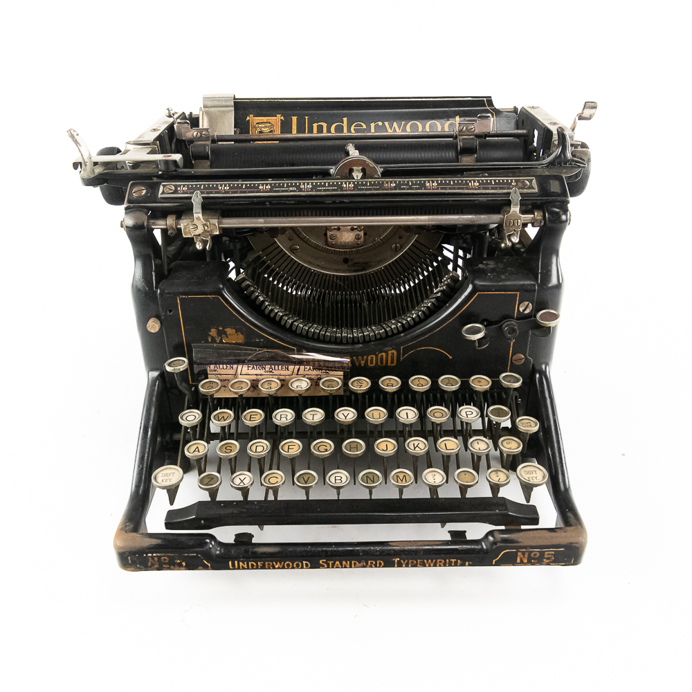 Underwood No. 5 Standard Desktop Typewriter